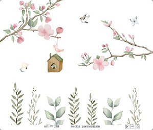 Papel de Parede Painel Fofura - Infantil - PF218 - Vinílico