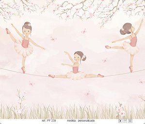 Papel de Parede Painel Fofura - Infantil - PF239 - Vinílico
