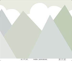 Papel de Parede Painel Fofura - Infantil - PF242 - Vinílico