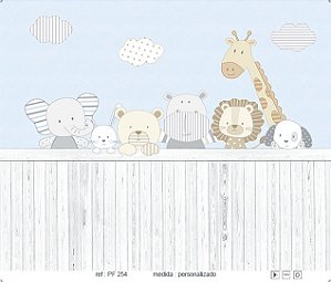 Papel de Parede Painel Fofura - Infantil - PF254 - Vinílico