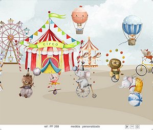 Papel de Parede Painel Fofura - Infantil - PF260 - Vinílico