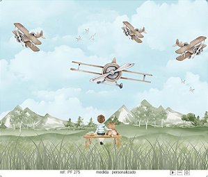 Papel de Parede Painel Fofura - Infantil - PF275 - Vinílico