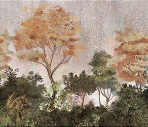 Papel de Parede Biomas - Folhas e Flores - 83042 - Vinílico
