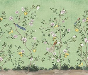 Papel de Parede Biomas - Folhas e Flores - 83097 - Vinílico