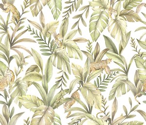 Papel de Parede Biomas - Folhas e Flores - 83295 - Vinílico