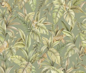Papel de Parede Biomas - Folhas e Flores - 83318 - Vinílico