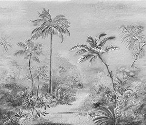 Papel de Parede Biomas - Folhas e Flores - 83417 - Vinílico