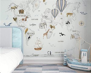 Papel de Parede Memórias de Infância - Infantil - 201026 - Vinílico