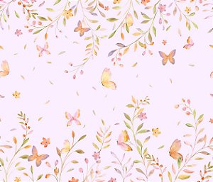 Papel de Parede Memórias de Infância - Folhas e Flores - 201032 - Vinílico