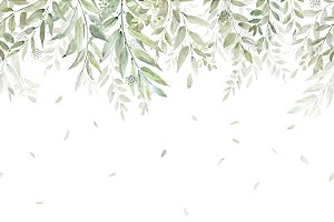 Papel de Parede Memórias de Infância - Folhas e Flores - 201038 - Vinílico