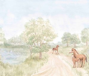 Papel de Parede Natureza Lúdica - Infantil - 83851 - Vinílico