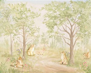 Papel de Parede Natureza Lúdica - Infantil - 83905 - Vinílico