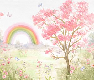Papel de Parede Natureza Lúdica - Infantil - 83936 - Vinílico