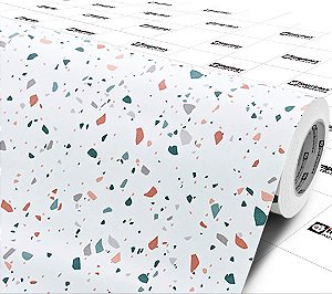Envelopamento - Piso Granilite - Vinílico (autocolante)