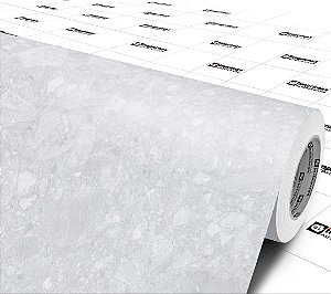 Envelopamento - Piso Terrazzo Off White - Vinílico (autocolante)