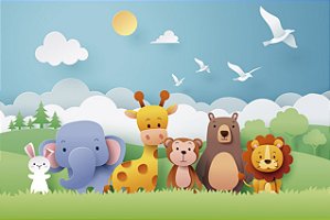 Papel de Parede Infantis - Infantil - KPINF009 - Vinílico