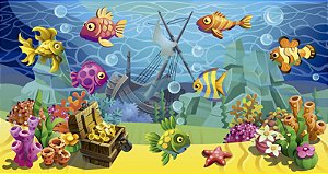 Papel de Parede Infantis - Infantil - KPINF018 - Vinílico
