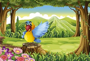 Papel de Parede Infantis - Infantil - KPINF071 - Vinílico