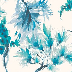 Papel de Parede Capri 1838 - Folhas e Flores - 190512401 - Vinílico