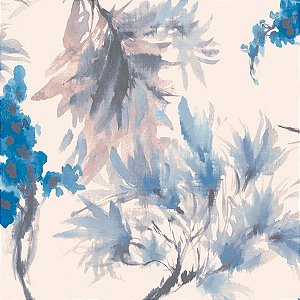 Papel de Parede Capri 1838 - Folhas e Flores - 190512402 - Vinílico