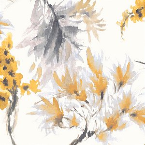 Papel de Parede Capri 1838 - Folhas e Flores - 190512405 - Vinílico