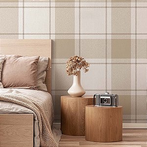 Papel de Parede Top Stripes - Xadrez - 38402 - Vinílico