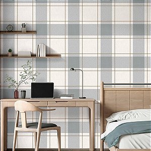 Papel de Parede Top Stripes - Xadrez - 38406 - Vinílico