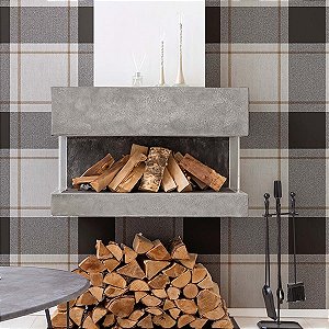 Papel de Parede Top Stripes - Xadrez - 38409 - Vinílico