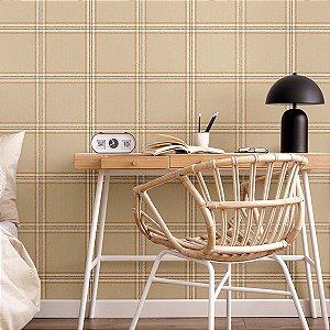 Papel de Parede Top Stripes - Xadrez - 38413 - Vinílico
