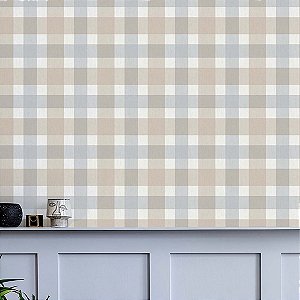 Papel de Parede Top Stripes - Xadrez - 38423 - Vinílico