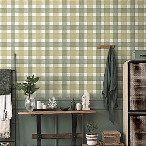 Papel de Parede Top Stripes - Xadrez - 38425 - Vinílico