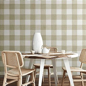Papel de Parede Top Stripes - Xadrez - 38435 - Vinílico