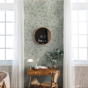 Papel de Parede Leyla - Folhas e Flores  - 81642 - Vinílico