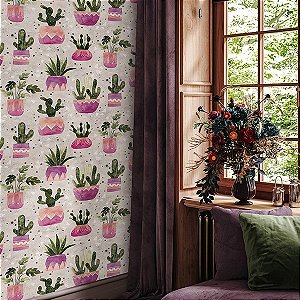 Papel de Parede Leyla - Folhas e Flores  - 81653 - Vinílico