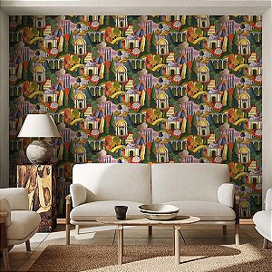 Papel de Parede Leyla - Pintura - 81661 - Vinílico