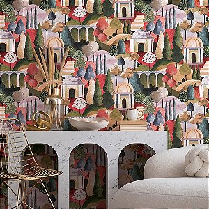 Papel de Parede Leyla - Pintura - 81662 - Vinílico