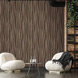 Papel de Parede Leyla - Madeira - 81668 - Vinílico