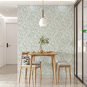 Papel de Parede Leyla - Folhas e Flores  - 82442 - Vinílico