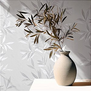 Papel de Parede Leyla - Folhas e Flores  - 82460 - Vinílico
