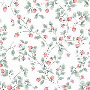 Papel de Parede Era uma vez - Folhas e Flores - 89754 - Vinílico