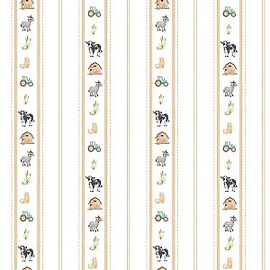 Papel de Parede Era uma vez - Listrado - 89846 - Vinílico