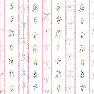 Papel de Parede Era uma vez - Listrado - 89860 - Vinílico