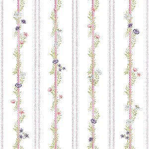 Papel de Parede Era uma vez - Listrado - 89891 - Vinílico