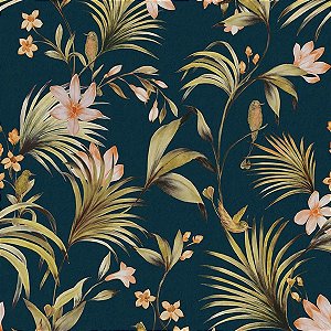 Papel de Parede Flora - Folhas e Flores - 84377 - Vinílico