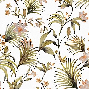 Papel de Parede Flora - Folhas e Flores - 84391 - Vinílico