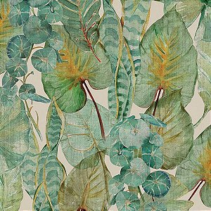 Papel de Parede Flora - Folhas e Flores - 84452 - Vinílico