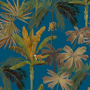 Papel de Parede Flora - Folhas e Flores - 84575 - Vinílico