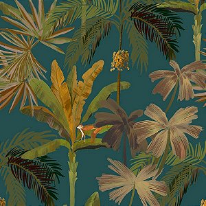 Papel de Parede Flora - Folhas e Flores - 84612 - Vinílico