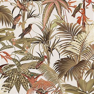 Papel de Parede Flora - Folhas e Flores - 84643 - Vinílico