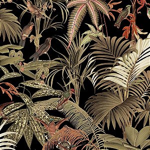 Papel de Parede Flora - Folhas e Flores - 84667 - Vinílico